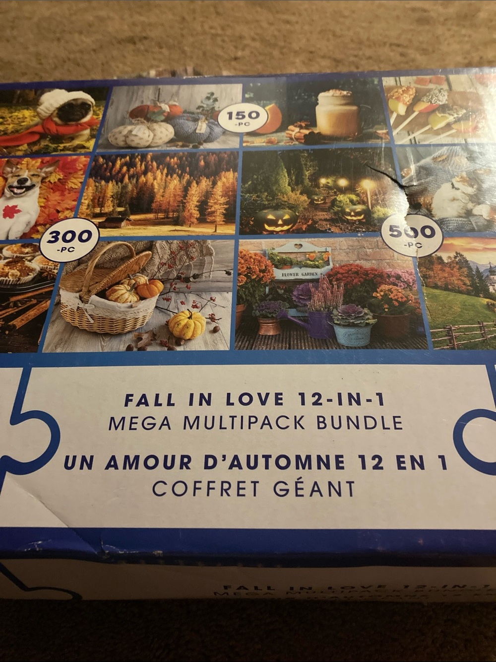 Fall in Love 12-in-1 Autumn Puzzle Bundle - Blueall are new in box